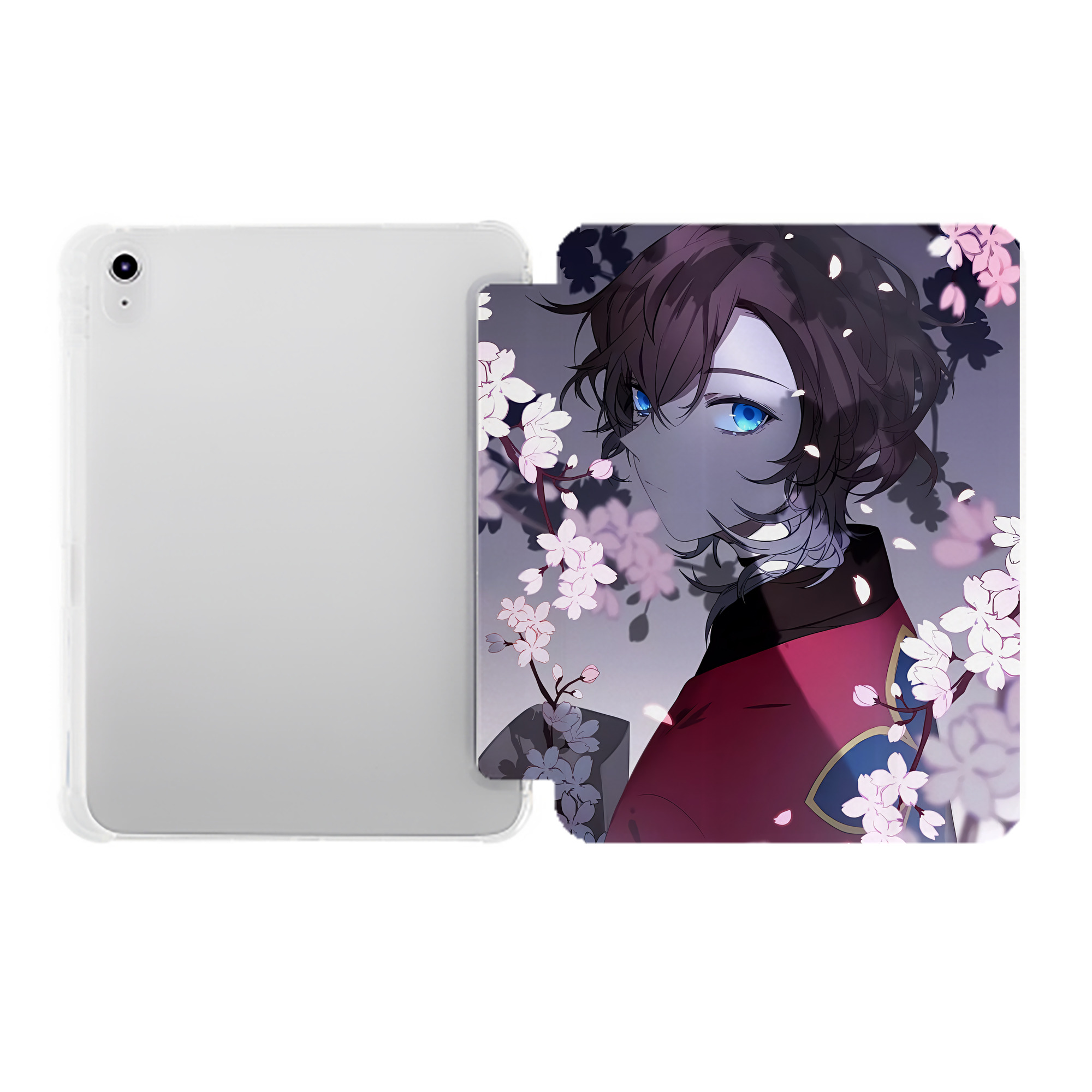 （画像用） 文豪ストレイドッグス Bungo Stray Dogs IPad ケース ペン収納付き 三つ折りスタンド PUレザー×シリコン 対応機種9.5/10.5/10.9インチ